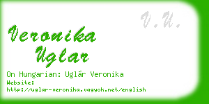 veronika uglar business card