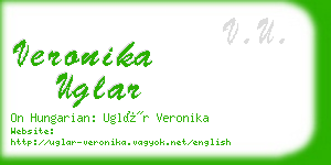 veronika uglar business card